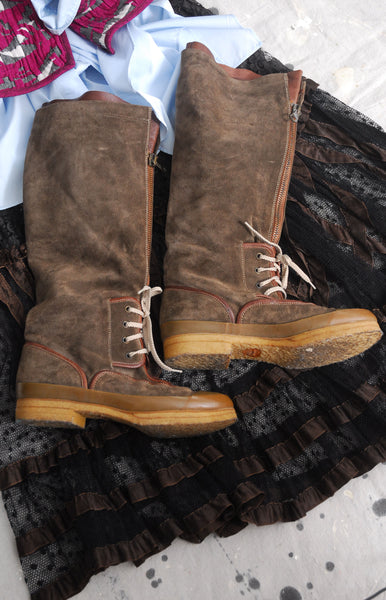 Chloé Suede & Leather Boots