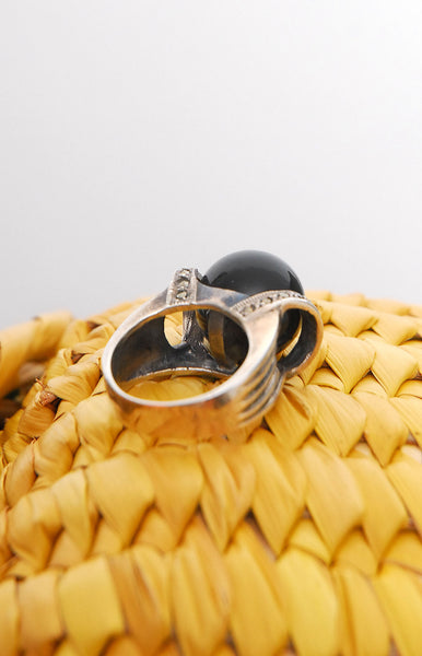 Deco Cocktail Ring  / 1930s