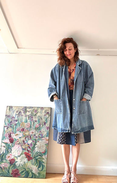 1990s Perfect Denim Duster