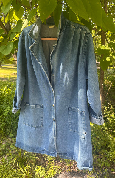 1990s Perfect Denim Duster