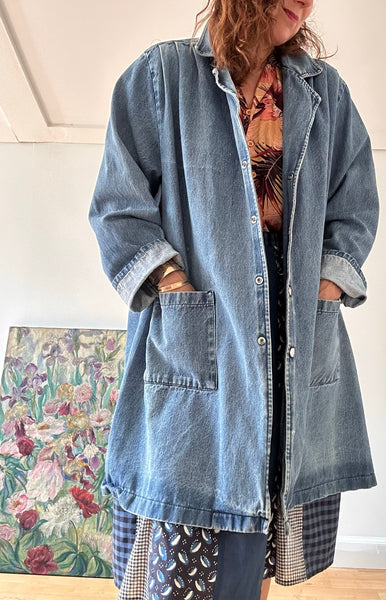 1990s Perfect Denim Duster