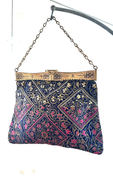1920's Brocade Chain Purse