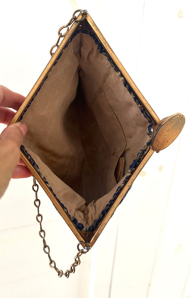 1920's Brocade Chain Purse