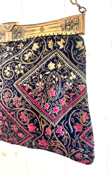 1920's Brocade Chain Purse