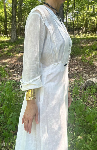 1910s Edwardian Cotton Lawn Dress