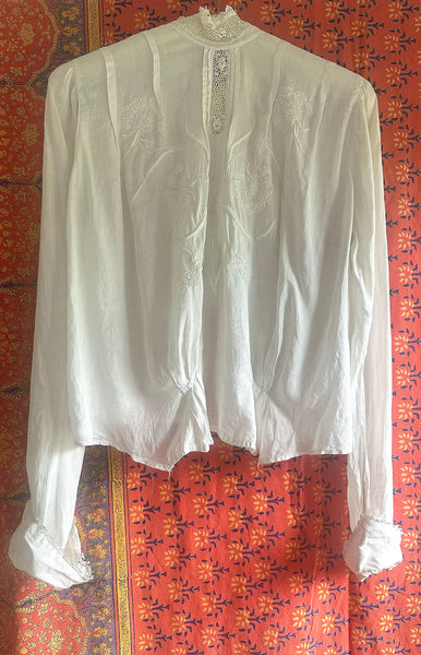 1910's Embroidered Blouse
