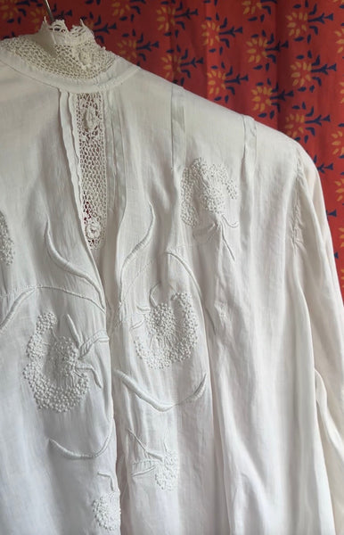 1910's Embroidered Blouse