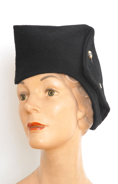 Architectural Envelope Hat / 1940s