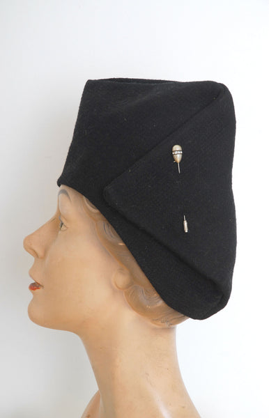 Architectural Envelope Hat / 1940s