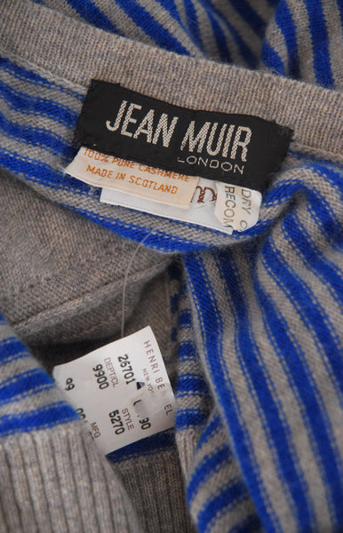 Jean Muir Cashmere Cardigan / 1980s