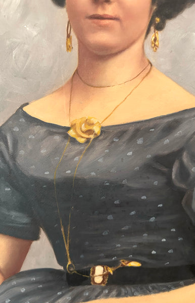 Jeweled Victorian Portrait / 1961