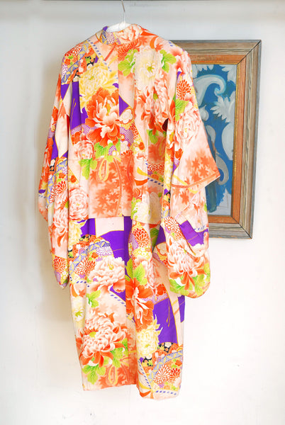 Antique Silk Kimono / 1930s