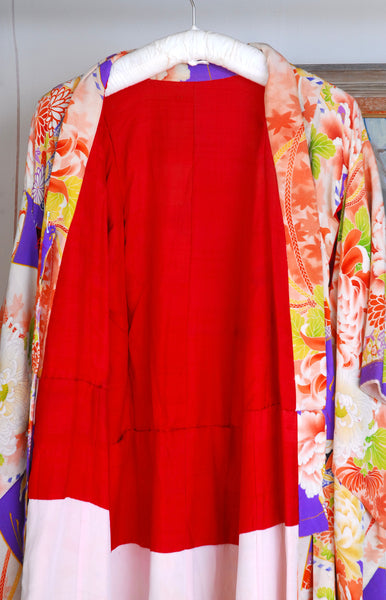 Antique Silk Kimono / 1930s