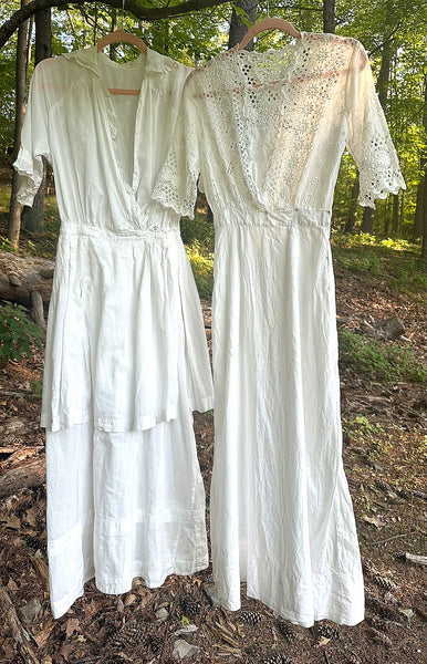 Antique Picnic Dress / 1910s