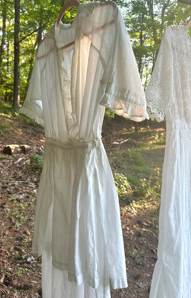 Antique Picnic Dress / 1910s