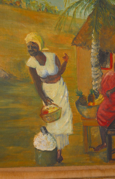 Spring in Liberia Oil Painting / 1964