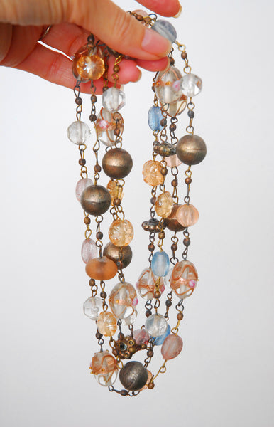 Long Murano Glass Beads