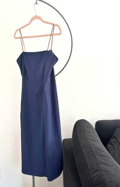 Pauline Trigère Silk Slip Dress