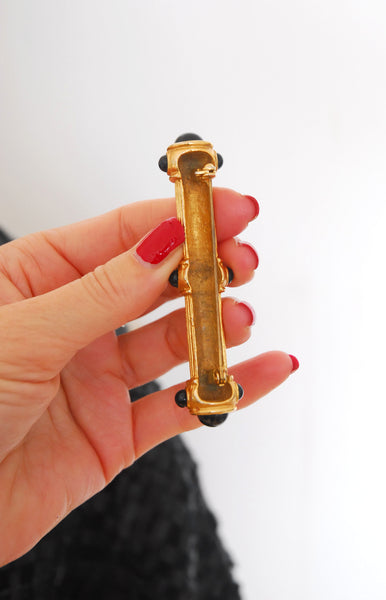 1980s Designer Ionic Column Pin