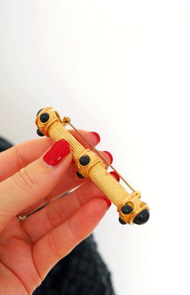 1980s Designer Ionic Column Pin