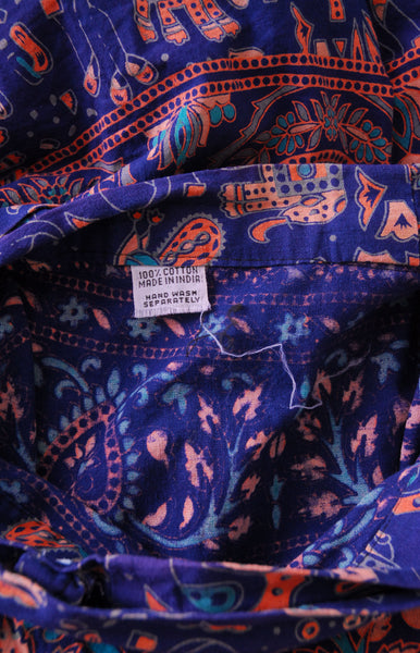 1970's Indian Cotton Wrap Skirt