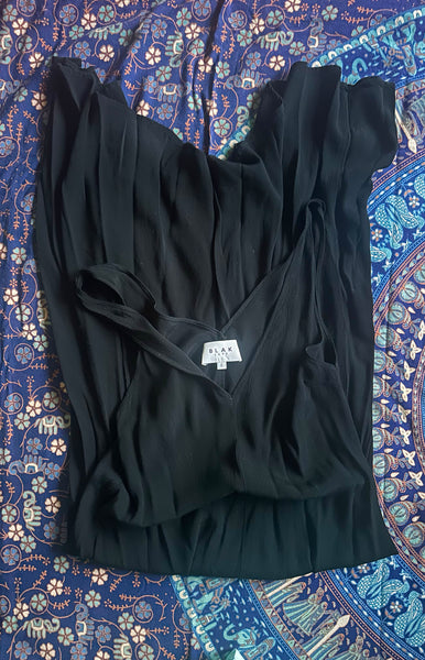 Floppy Black Midi Dress