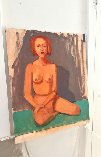 Dark Lipped Woman Study Portrait
