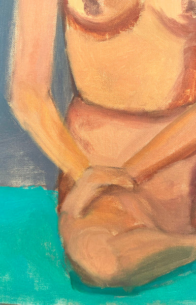 Dark Lipped Woman Study Portrait