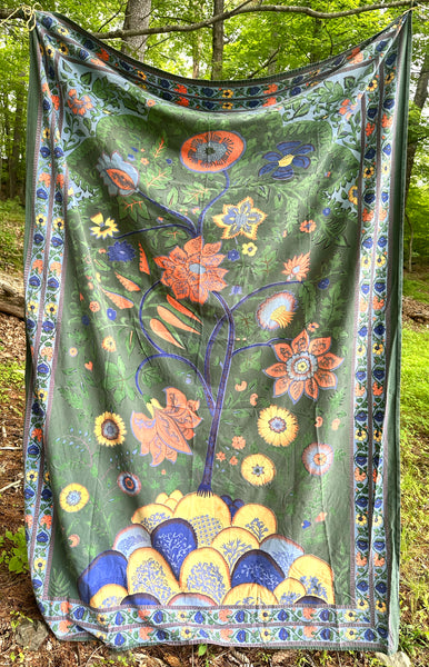 Botanical Cotton Textile | 1970s-80s