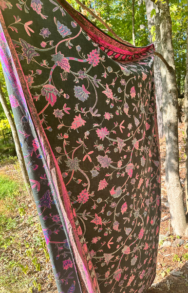 1970's Bloomingdale's Indian Cotton Throw