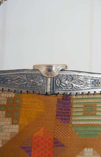 Large Antique Textile Purse / c.1910s