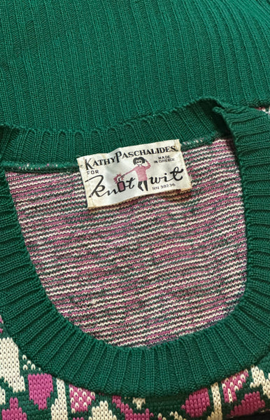 1970s Psychedelic Knit Vest