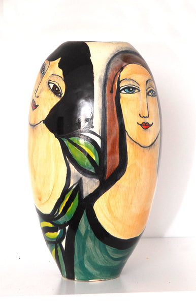 Three Bold Women Vase / c.1980s
