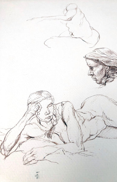 sale | Nude Sketch Study  / 1971